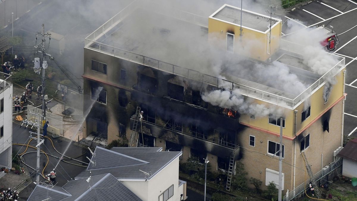 V Japonsku po více než roce obžalovali muže, který zapálil filmové studio. Zemřelo 36 lidí